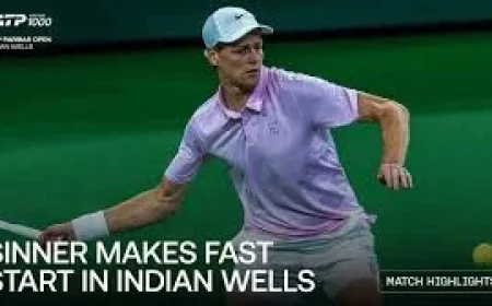 Sinner surrenders two games in ruthless Indian Wells victory