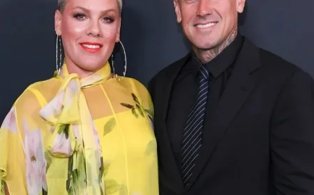 Pink Debunks Breakup Rumors with Family Photo Featuring Carey Hart