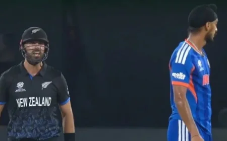 Cricket Live: Confrontation in T20 World Cup Final Exposes Frayed Nerves in High-Stakes Chase