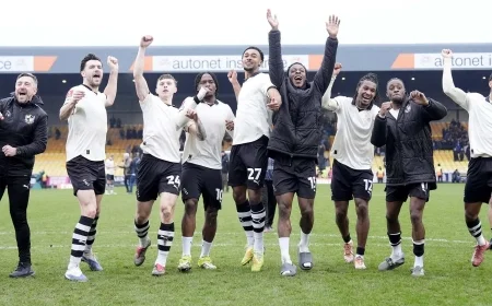 Port Vale 1-0 Sunderland: Ben Waine's Header Sends League One's Bottom Club Into FA Cup Quarter-Finals for First Time in 72 Years