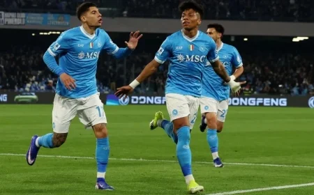 Serie A Standings: Napoli topple Torino to firm up third place as momentum builds