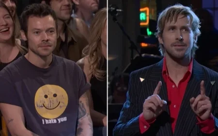 Harry Styles Joins Ryan Gosling’s Opening Monologue Surprise