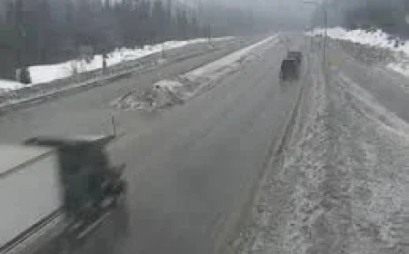 Coquihalla Highway reopens after multi-vehicle crashes as windstorm warning persists