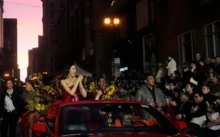 Olympian Eileen Gu Leads San Francisco’s Chinese New Year Parade