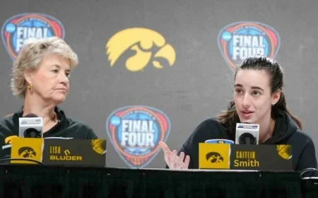 Bruce Pearl Mentions Iowa WBB Stars Caitlin Smith and Lisa Bluder