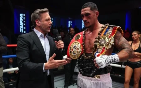 Live Results: Jai Opetaia vs. Brandon Glanton Clash in Las Vegas