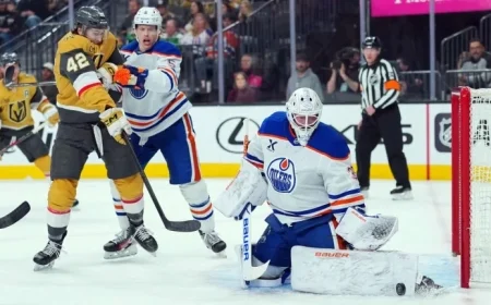Kasperi Kapanen seals 4-2 win as Oilers beat Golden Knights in Las Vegas
