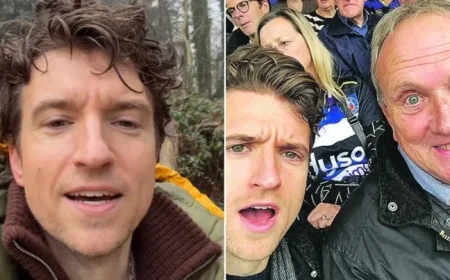 Greg James reveals his father is in ICU as Red Nose Day ride begins