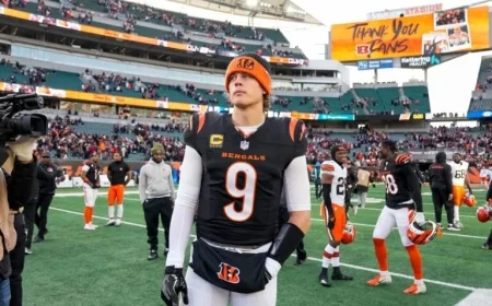 NFL Star Joe Burrow Spotted with Jessica Alba at Las Vegas Casino