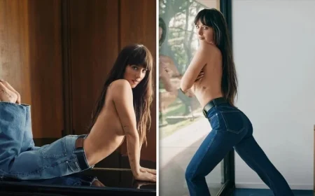 Dakota Johnson Dances Around Topless in New Calvin Klein Campaign