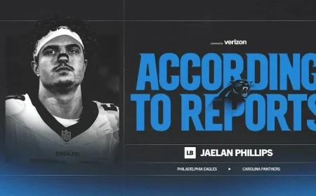 Panthers Sign Agreement with Jaelan Phillips