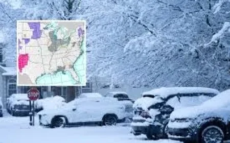 Snowfall and the new warning map: 5 feet, 45 mph winds, and a travel system pushed to the edge