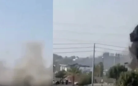 Tomahawk Missile Video Appears to Show Strike Beside Iranian Girls’ School