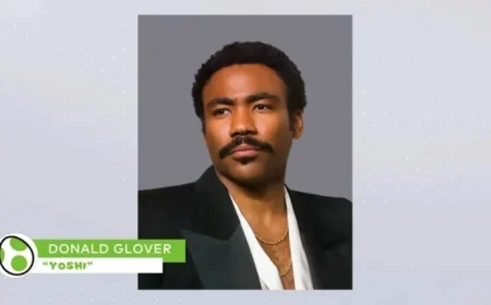 Donald Glover Voices Yoshi in The Super Mario Galaxy Movie