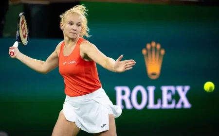 Andreeva Looms as Siniakova Survives 3-Hour, 28-Minute Epic at Indian Wells