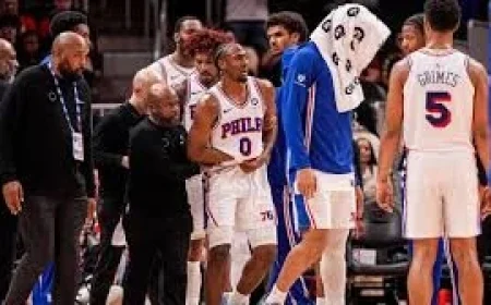 Kelly Oubre Jr Watches Tyrese Maxey Go Down as 76ers Face New Injury Shock