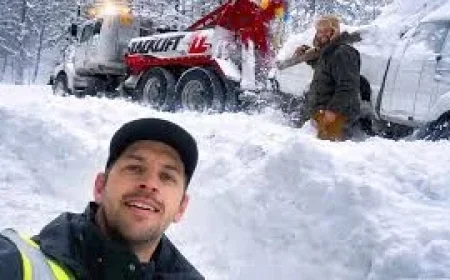 Weather.com and the March 10 reveal: a pickup truck resurfaces after an Iowa blizzard