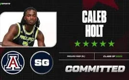 Caleb Holt commits to Arizona in five-star decision, handing Tommy Lloyd a major win