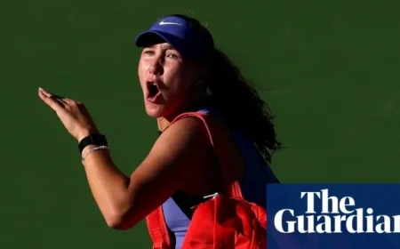 Andreeva Apologizes After Indian Wells Exit with Racket Smash, Crowd Gestures