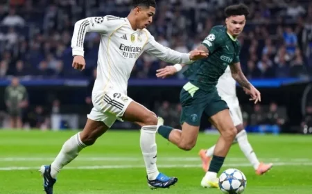 Jude Bellingham among eight stars at risk of ban ahead of Real vs Man City tie