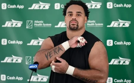 Patriots Secure Deal with Risk-Reward Jets Guard Alijah Vera-Tucker: Source