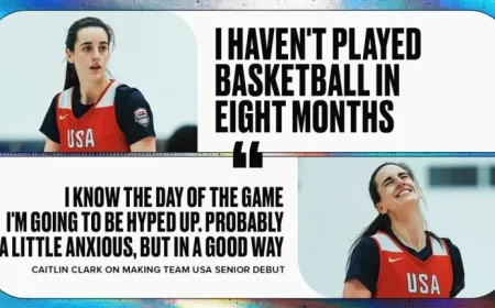 Caitlin Clark Anticipates Team USA Debut After Injury Recovery