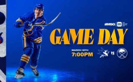 Buffalo Sabres vs Sharks at 7 p.m. ET: 6 pressure points behind Game #65 after Sunday’s 8-7 surge