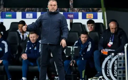 Hansi Flick Analyzes Barcelona vs. Newcastle Champions League Draw