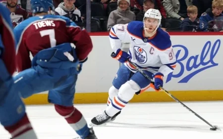 Oilers Vs Avalanche as Tuesday Night Brings a Key Test in Denver