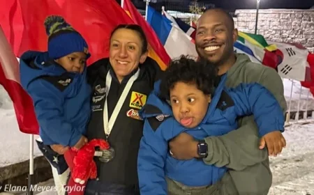 Elana Meyers Taylor finally breaks through with Olympic gold in Cortina
