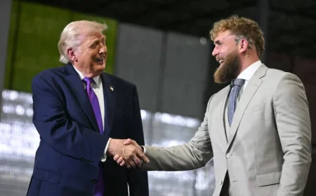 Jake Paul on Stage in Kentucky: Trump Endorsement Suggests Possible Political Run