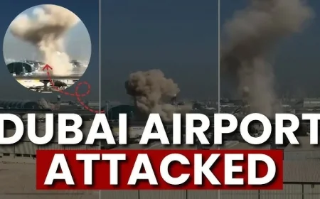 Dubai Airport Drone Attack Today: 4 Injured as Iran Fires 37th Wave of Strikes on UAE — Day 12 Live Update