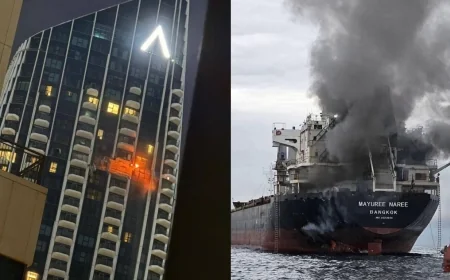 Dubai Creek Harbour Drone Strike: Iranian Drone Hits Address Creek Harbour 2 Tower — All Residents Safe, Fire Extinguished