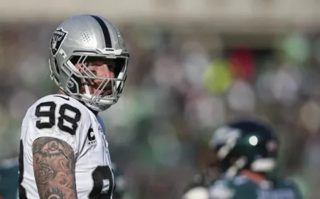 Maxx Crosby’s Agent Refutes Report of Ravens’ Offer for Market-Level Deal