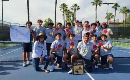 Tennis at an inflection point: High school title races and a teen-led recycling world record push