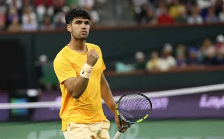 Alcaraz Downs Ruud in Stylish Run at Indian Wells Tennis