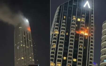 Al Badaa, Dubai Creek Harbour, Sheikh Zayed Road: Three Drone Incidents Hit Dubai Thursday Morning — Live Update March 12, 2026