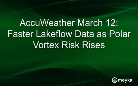 Accuweather March 12: Faster Lakeflow Data as Polar Vortex Risk Rises
