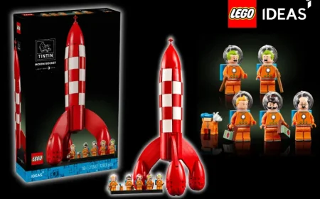 Lego Tintin Moon Rocket blasts off: official set 21367 revealed for April 2026