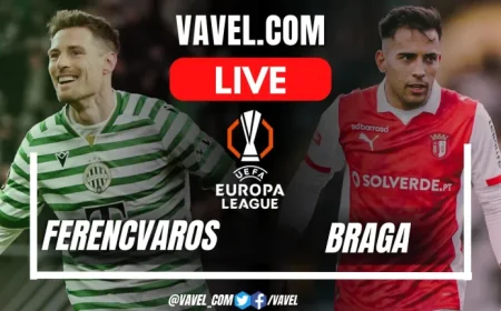 Ferencváros Vs Braga — ferencváros vs braga first leg at 3pm ET Thursday