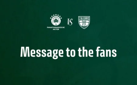 Panathinaikos Vs Žalgiris: A Sold-Out Arena, a Captain’s Return and Nighttime Precautions