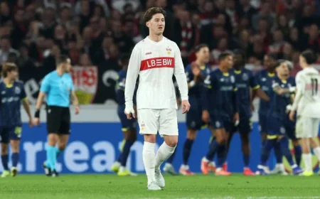 Uefa Europa League: VfB Stuttgart suffer Porto setback in last-16 first leg