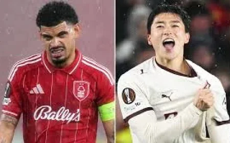 Europa Conference League LIVE: Midtjylland strike late, Palace held as Forest battle the deluge