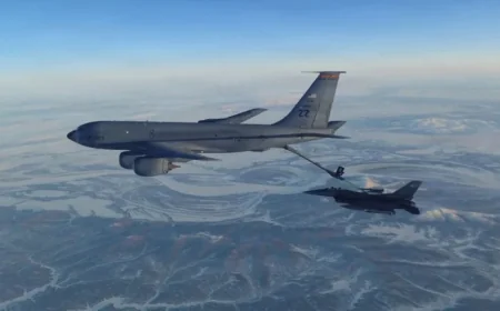 Kc135 Down: Rescue Efforts Underway After US Refuelling Aircraft Crashes in Western Iraq