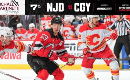 Flames Vs Devils Tonight: Devils Host Calgary as Markstrom Gets the Start