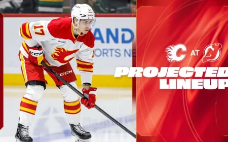 Projected Lineup: Flames Vs Devils — 4 Reveals from Morning Skate Ahead of Tonight’s Clash
