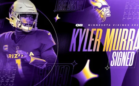 Vikings Secure Quarterback Kyler Murray Signing