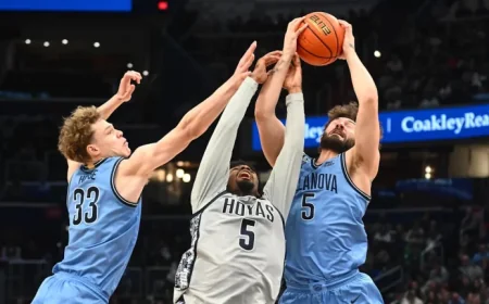 Villanova Basketball faces Georgetown tonight at Madison Square Garden in Big East Tournament quarterfinal