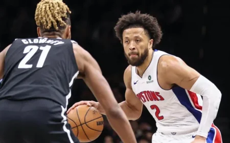 Cade Cunningham Posts Double-Double Tuesday — 36th of Season Sparks 38-Point Blowout