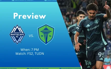 Sounders in Vancouver: Frei’s armband, a first 2026 start, and a rivalry that feels heavier in the Champions Cup